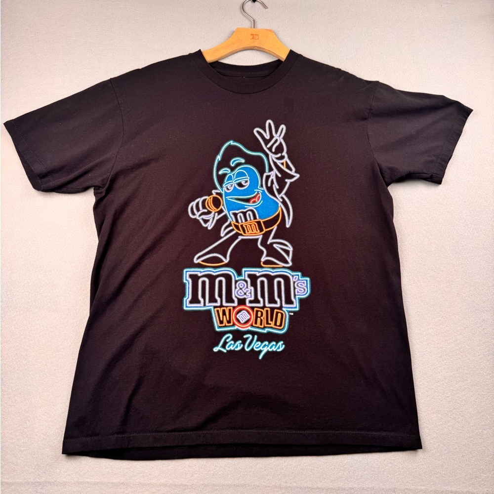 M&M'S Black Las Vegas Tee with Blue Character